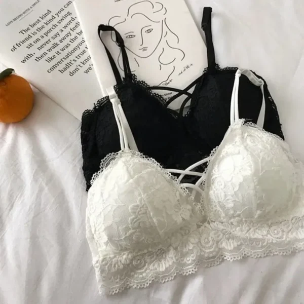 Design Lace Transparent Bralette Women Sexy Bra Summer Thin Mesh Push Up Bras - Image 2