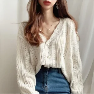 Women Spring Summer Sweater and Cardigans Sleeve Cardigan