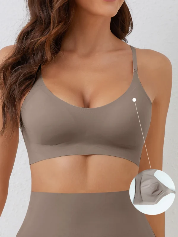 Underwear Comfortable Gathering No Steel Ring Light Thin Breathable Bra - Image 5