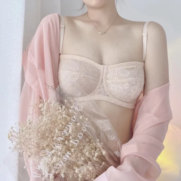 Women's Lingerie Strapless Ultra Thin Bra Transparent Sexy Invisible Bralette - Image 2