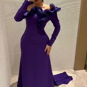 New Women's Evening Dress Tail Wagon Ballevening Dress