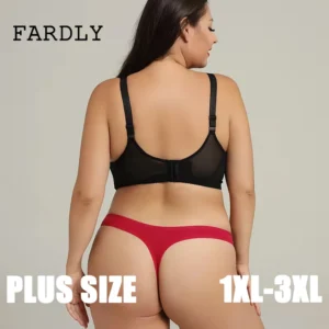 3Pcs Plus Size Women  Lingerie Panties Sexy Solid Underwear low rise G-String