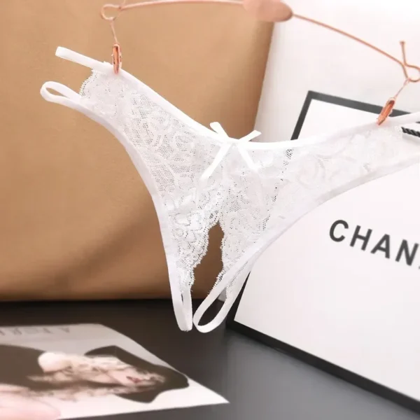 Women's Panties Crotch Opening Transparent G-strings - Image 2