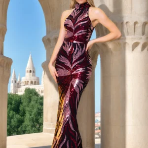 Romagic Off Shoulder O Neck Evening Party Dresses Elegant Sleeveless