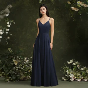 Lace Chiffon Evening Beach Dress Sexy Spaghetti Strap
