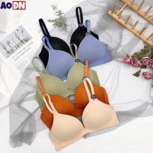 Adjustable Shoulder Straps Gathering Girls' Bras Women's Underwear