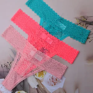 Women's Sexy lace Thongs G-string Underwear Panties