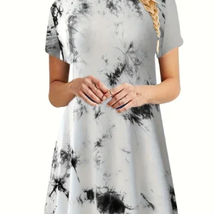 Women's Plus Size Dress Summer Chubby Women's Fashion Dress
