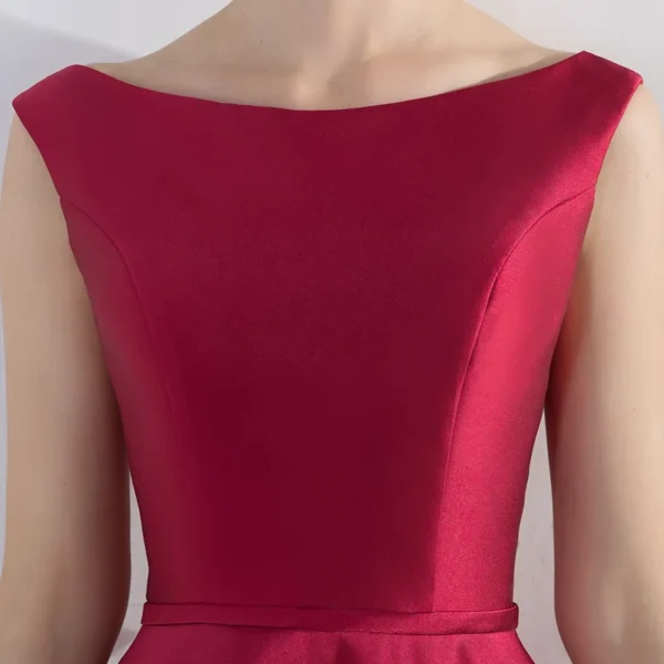 Satin Elegant Long Prom Evening Guest Summer Dresses For Women - Image 5