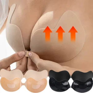 Invisible Push Up Bra for Women Backless Strapless Bra Underwear Silicone