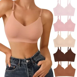Hot Sale Summer Laser Cut Seamless Wireless Push Up Bra