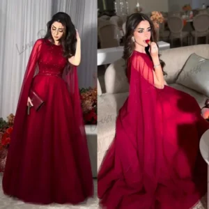 Lena Claret  Luxury Shiny Elegant Party Dress