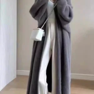 Thickened Women Cardigan Knitted Sweater Women Warm Coat