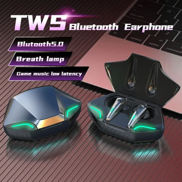 New Arrivals G11 Bluetooth Headphones Gaming Wireless Bluetooth Headset Earphone Bluetooth Earbuds HIFI With Mic Charging Box
