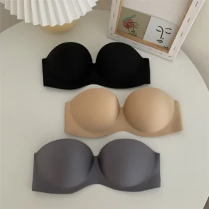 Strapless Invisible Sexy Bra Solid For Women Underwear For Dress Brasieres