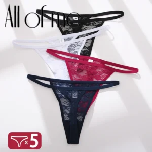 5PCS/Set Women's Underwear Lingerie Woman Panties Sexy G-String