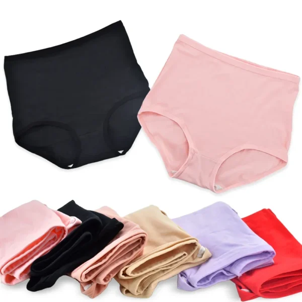 Soft Breathable Briefs Oversize Underwear Plus Size Lingerie - Image 2