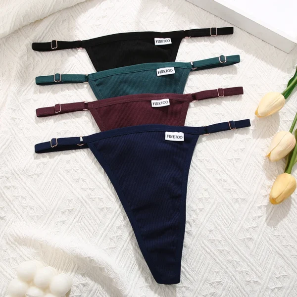 3PCS/Set Seamless Low Waist Women G-String Lingeries - Image 4