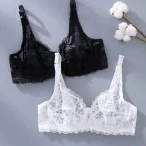 2Pcs/lot Lace Bra Bralette Women Bra Underwire Full Lace Bra Sexy