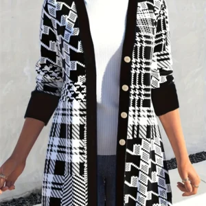 new women's casual fashion cardigan long-sleeved jacket
