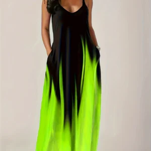 Plus size Summer cool style camisole long dress