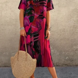 American cross-border summer dress casual short sleeve