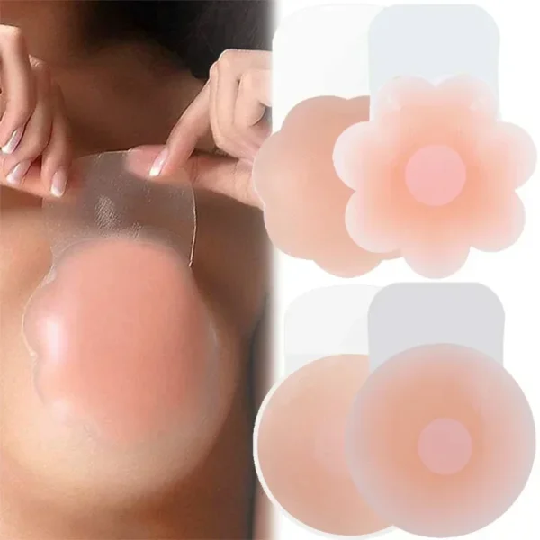 1pair Silicone Invisible Lift Up Bra Breast Women Chest