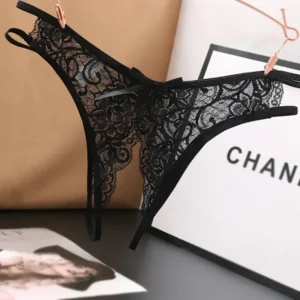 Women's Panties Crotch Opening Transparent G-strings