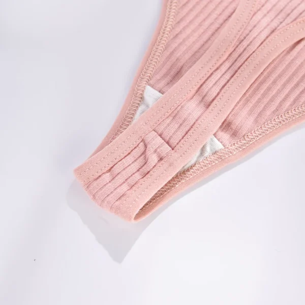 3Pcs Plus Size Women  Lingerie Panties Sexy Solid Underwear low rise G-String - Image 2