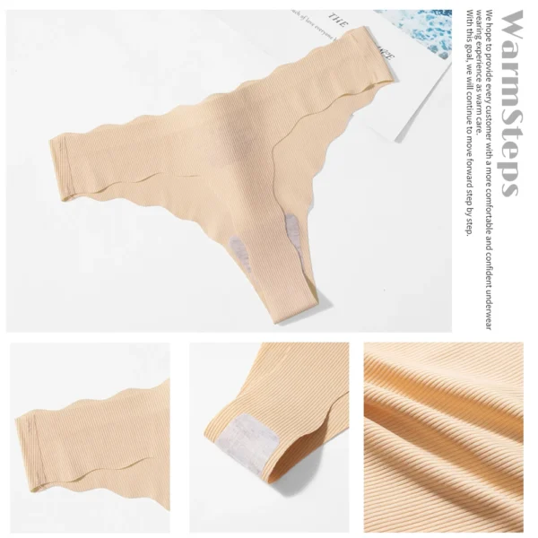 Women's Panties Seamless Underwear Scalloped Intimates Lingerie - Image 4