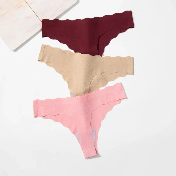 Women's Panties Seamless Underwear Scalloped Intimates Lingerie - Image 5