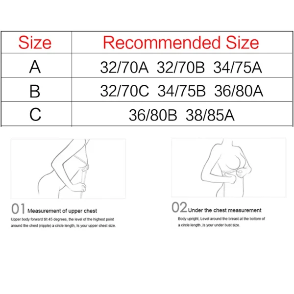 Women Invisible Bra Butterfly Chest Stickers Seamless Push Up Bra - Image 2