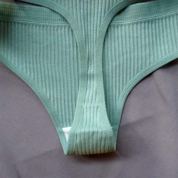 3 Pcs Seamless Ladies Low Waist Bikini Briefs Sports - Image 6
