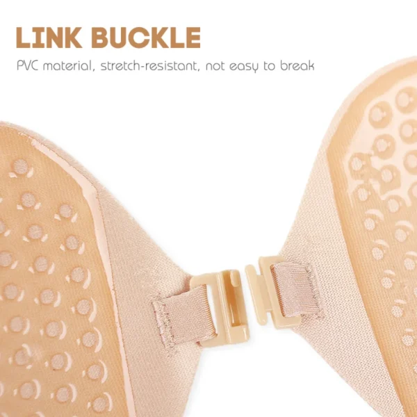 Invisible Push Up Bra for Women Backless Strapless Bra Underwear Silicone - Image 4