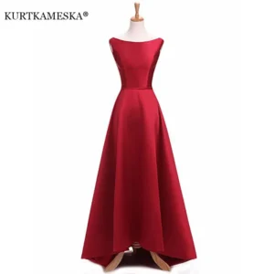 Satin Elegant Long Prom Evening Guest Summer Dresses For Women
