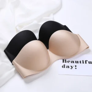 1Pc Non-slip Strapless Invisible Sexy Bra Wedding Back Bra