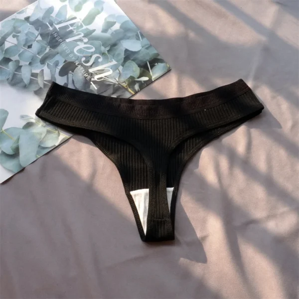 3 Pcs Seamless Ladies Low Waist Bikini Briefs Sports - Image 3