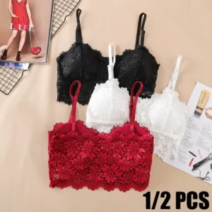 1/2 Pcs Sexy Bra Women's Lace Bralette Sexy Lingerie Underwear
