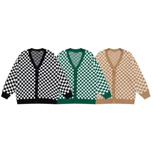 New Men's Coats Knitwear Clothing Japanese Vintage Cardigan - Image 5
