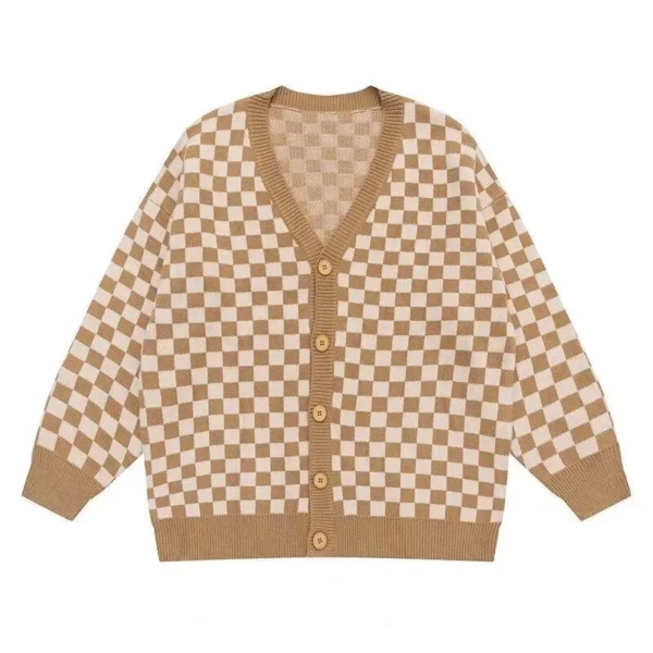 New Men's Coats Knitwear Clothing Japanese Vintage Cardigan - Image 4