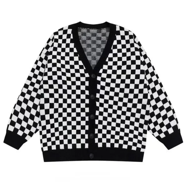 New Men's Coats Knitwear Clothing Japanese Vintage Cardigan - Image 3
