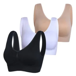 3pcs/set yoga running bra with removable pad Seamless fitness sports Bra