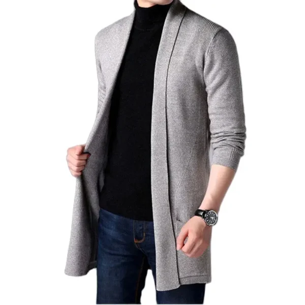 FAVOCENT Men Thin Knitted Cardigan Sweater Spring - Image 6