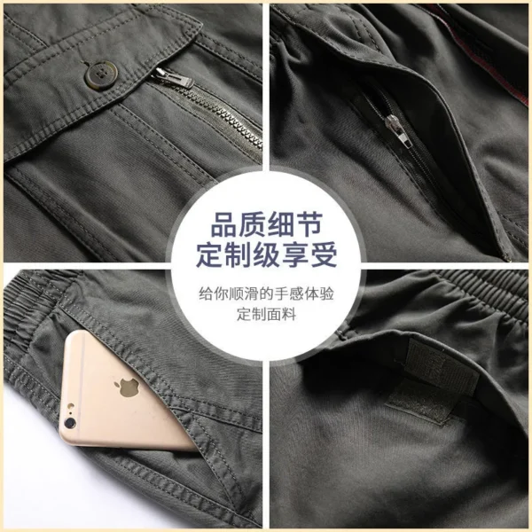 Men's Loose Straight Oversize Clothing Black Joggers - Image 3