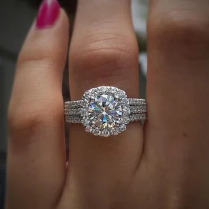 Women Rings Cubic Zirconia Luxury Engagement Rings