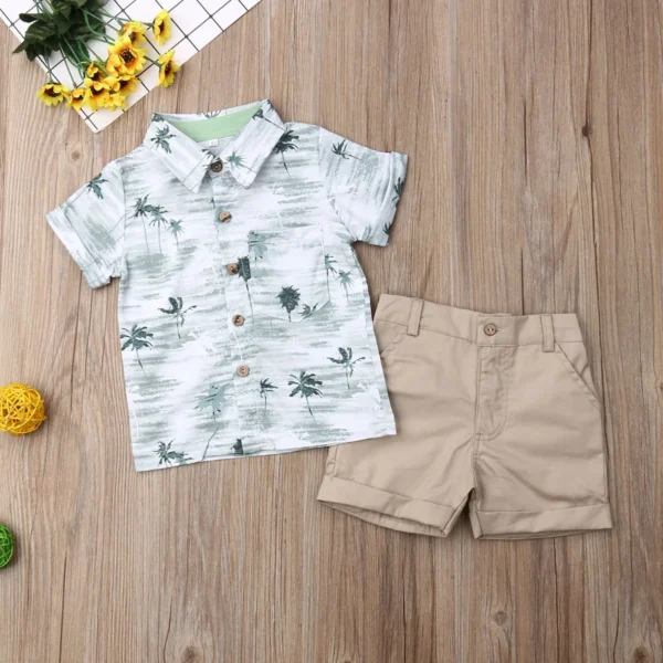 Baby Clothing  Baby Boy Formal Suit Flower Dress - Image 5