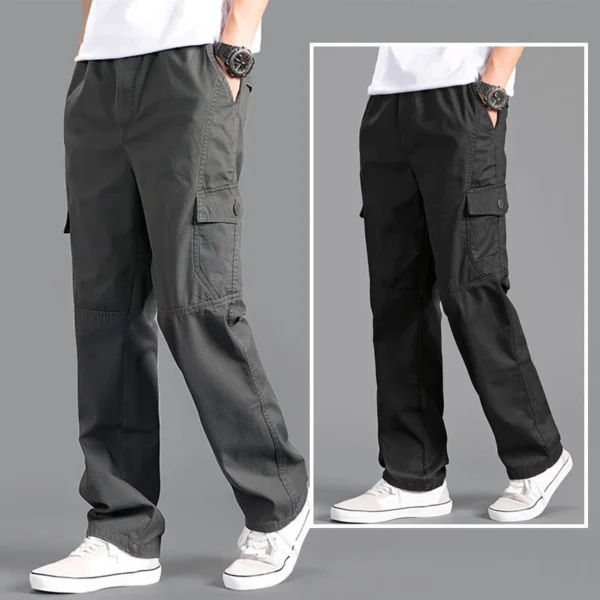 Men's Loose Straight Oversize Clothing Black Joggers
