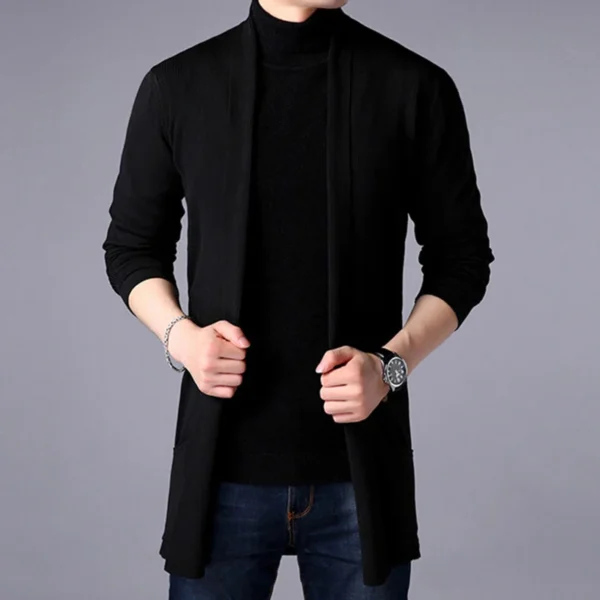FAVOCENT Men Thin Knitted Cardigan Sweater Spring - Image 5