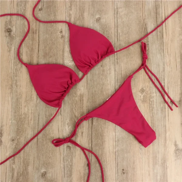 Sexy Women Bikini Bra Bikini Set Swimsuit For Women - Image 4