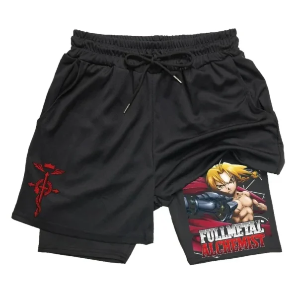 Fitness shorts Man Anime Fullmetal Alchemist Gym - Image 3